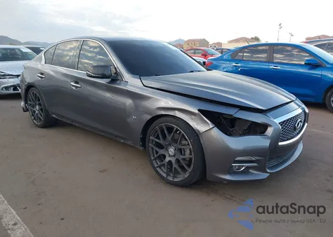 2014 Infiniti Q50 Premium из США, поврежденный, VIN JN1BV7AP7EM673532